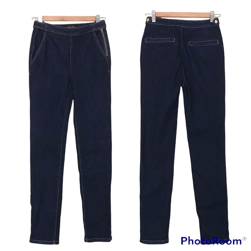 Massimo Dutti Jeans | Dark Wash Denim Skinny Trouser Jeans